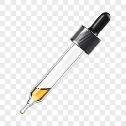 3D立体实验室器皿免抠元素 滴管的魅力与应用
